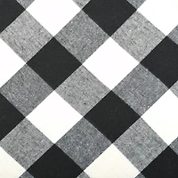 52" General Store Collection Black & White Plaid Tree Skirt