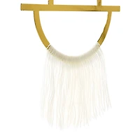 Hello Honey® Gold Geometric Metal Wall Hanging with Tassel
