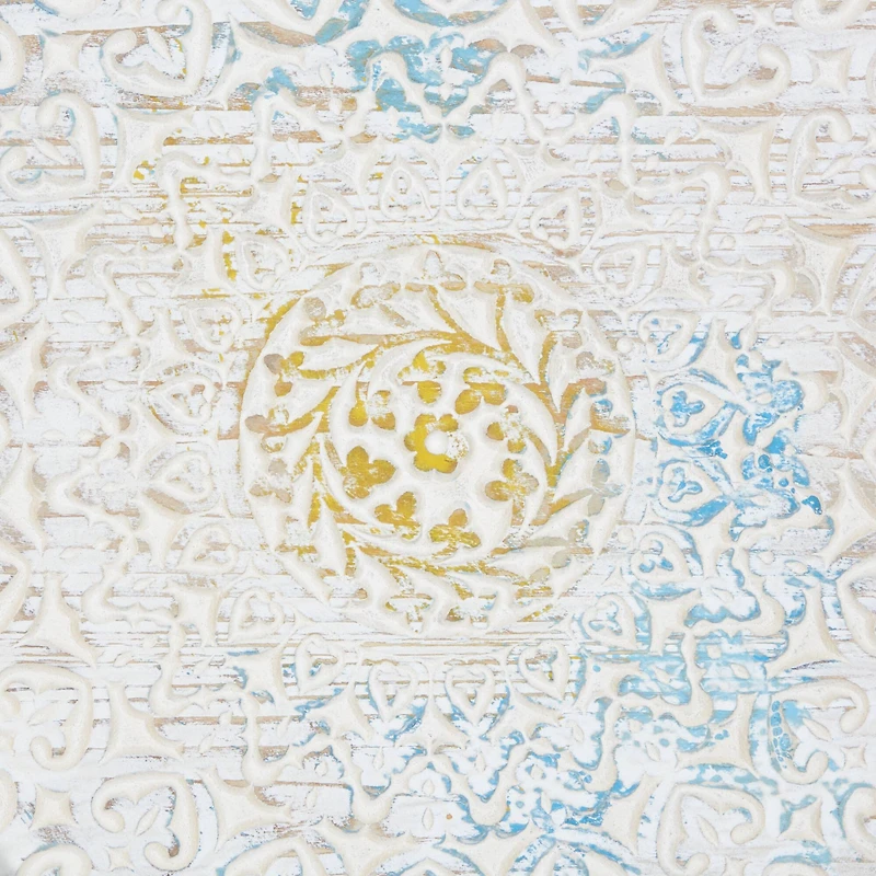 47" White Wood Farmhouse Wall Décor