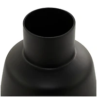 The Novogratz Black Glass Vase 10" x 10" x 15"