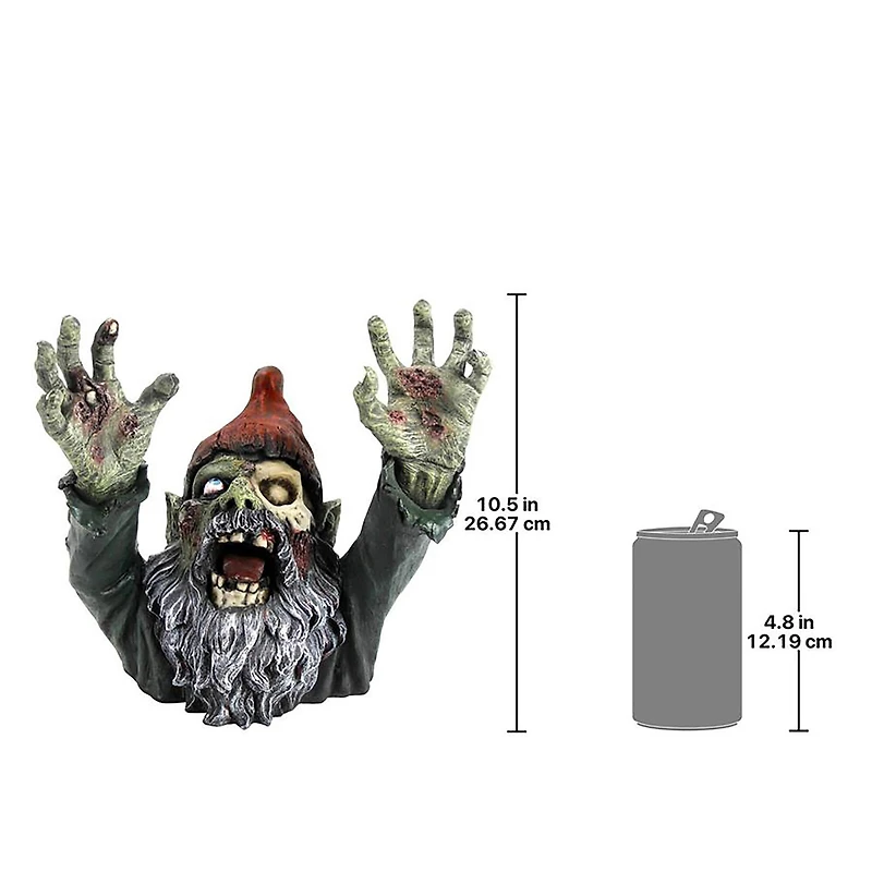 Design Toscano 11.5" Zombie Gnombie Statue