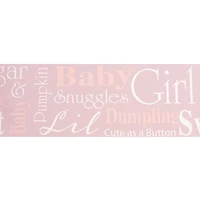 2.5'' x 5 yd. It's a Girl Satin Ribbon by Celebrate It®