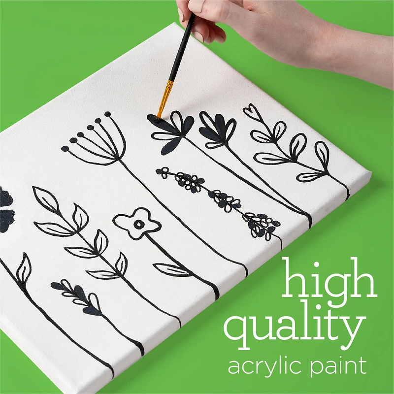 Apple Barrel® 16oz. Acrylic Black & White Paint Set
