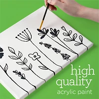 Apple Barrel® 16oz. Acrylic Black & White Paint Set