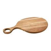Hello Honey® 14.5" Round Acacia Wood Cutting Board with Handle