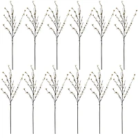 12 Pack: Cream Peach Blossom Stem by Ashland®