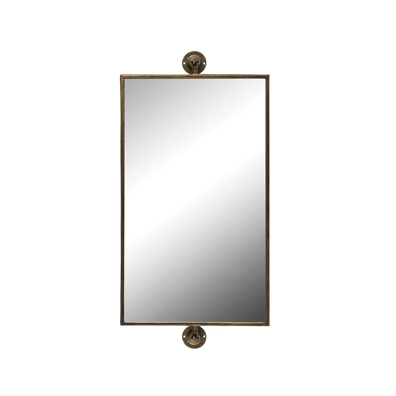 Hello Honey® 28" Metal Swivel Wall Mirror