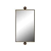 Hello Honey® 28" Metal Swivel Wall Mirror