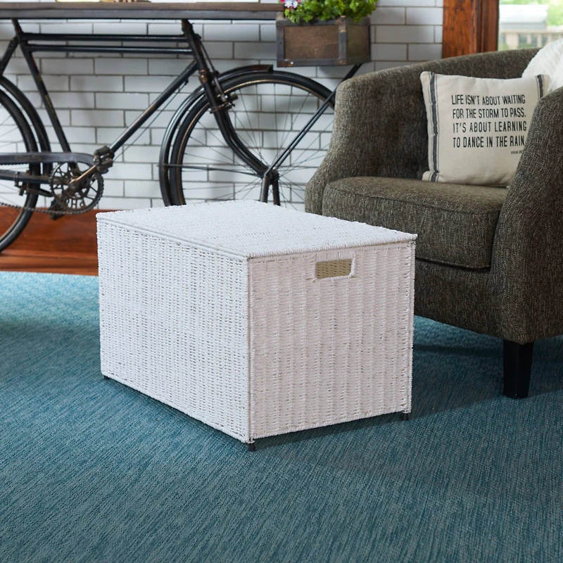 Household Essentials Large Woven Chest