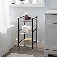 Organize It All Duplex 3 Tier Square Freestanding Wire Rack