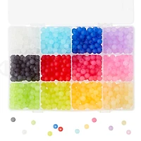 Matte Acrylic Craft Beads, 7.5mm by Bead Landing™
