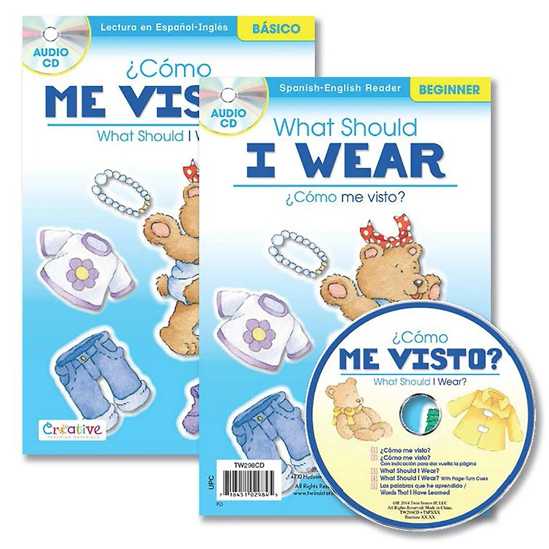 Spanish-English Readers with audio CD bundle set
