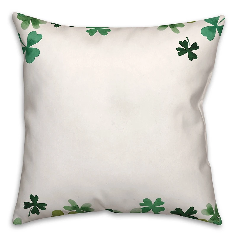 Loads Of Luck Truck Border 18" x 18" Throw Pillow