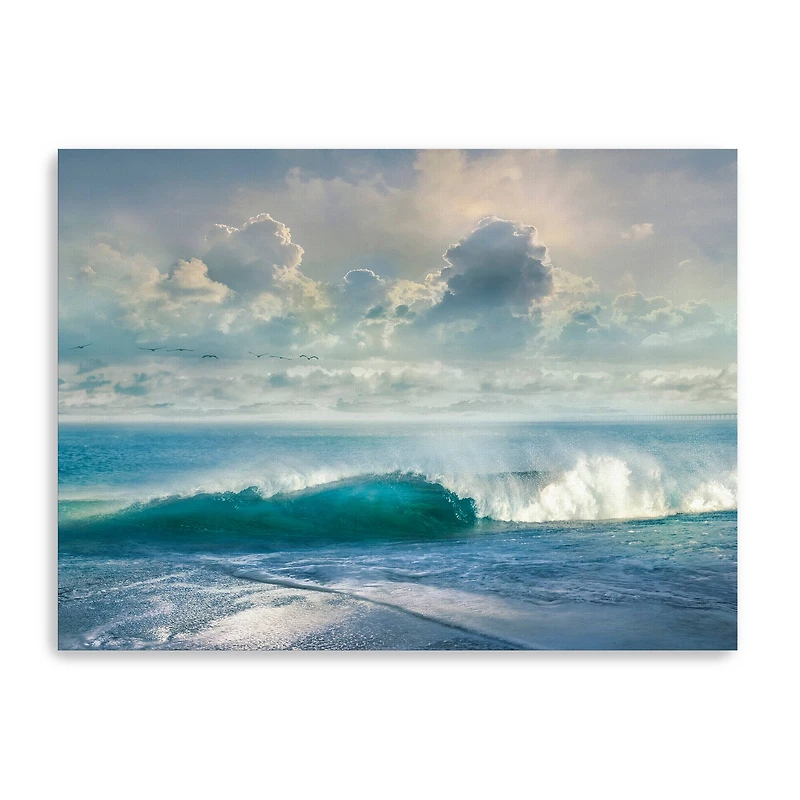 Watching the Waves Canvas Giclee