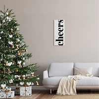 Stupell Industries Cheers Holiday Kitchen Sign Canvas Wall Art