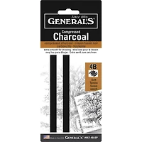 24 Pack: General's® 4B Pencil Medium Compressed Charcoal Set