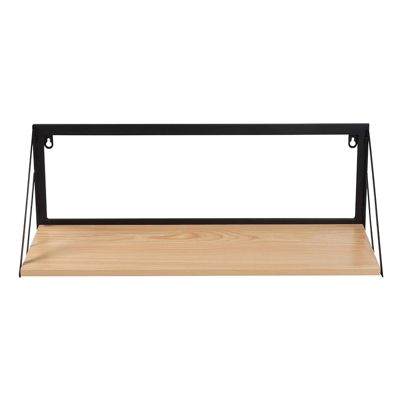 Honey Can Do 24" Maple Mountable Wood Shelf