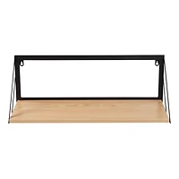 Honey Can Do 24" Maple Mountable Wood Shelf