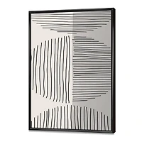 Designart - Minimal Geometric Lines And Circle VII