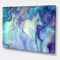 Designart - Marbled Colours in Shades of Turquoise and Purple