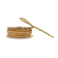 3.5mm x 5yd. Metallic Jute Wired Cording by Celebrate It™
