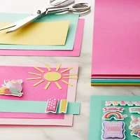 Bright Essentials 12" x 12" Cardstock Paper Pack by Recollections™, 100 Sheets