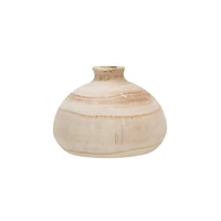 Hello Honey® 5.5" Paulownia Wood Vase