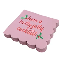 Holly Jolly Beverage Napkins, 20ct. by Celebrate It™