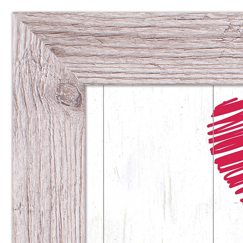 Tri Hearts Western White Framed Print