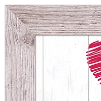 Tri Hearts Western White Framed Print