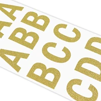 Gold Glitter Alphabet Stickers by Recollections™