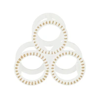 11" White Wood Farmhouse Wine Rack