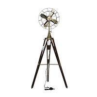 62.5" Brown Metal Industrial Floor Lamp