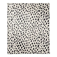 Monochromatic Spot Pattern 50" x 60" Coral Fleece Blanket