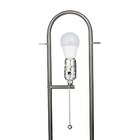 Black Iron Modern Accent Lamp 12" x 12" x 20"