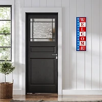 40" Americana Welcome Metal Wall Sign