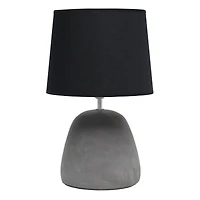 Simple Designs™ 17" Round Concrete Table Lamp