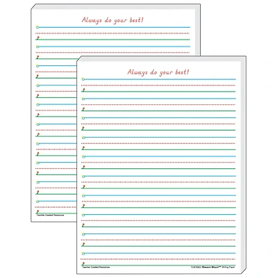 Teacher Created Resources® Smart Start 1-2 Writing Paper, 2 Packs of 100