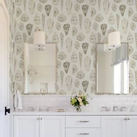 Scalamandre Cream Coquina Peel & Stick Wallpaper