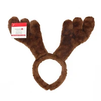 Fuzzy Brown Reindeer Antlers Headband by Celebrate It™