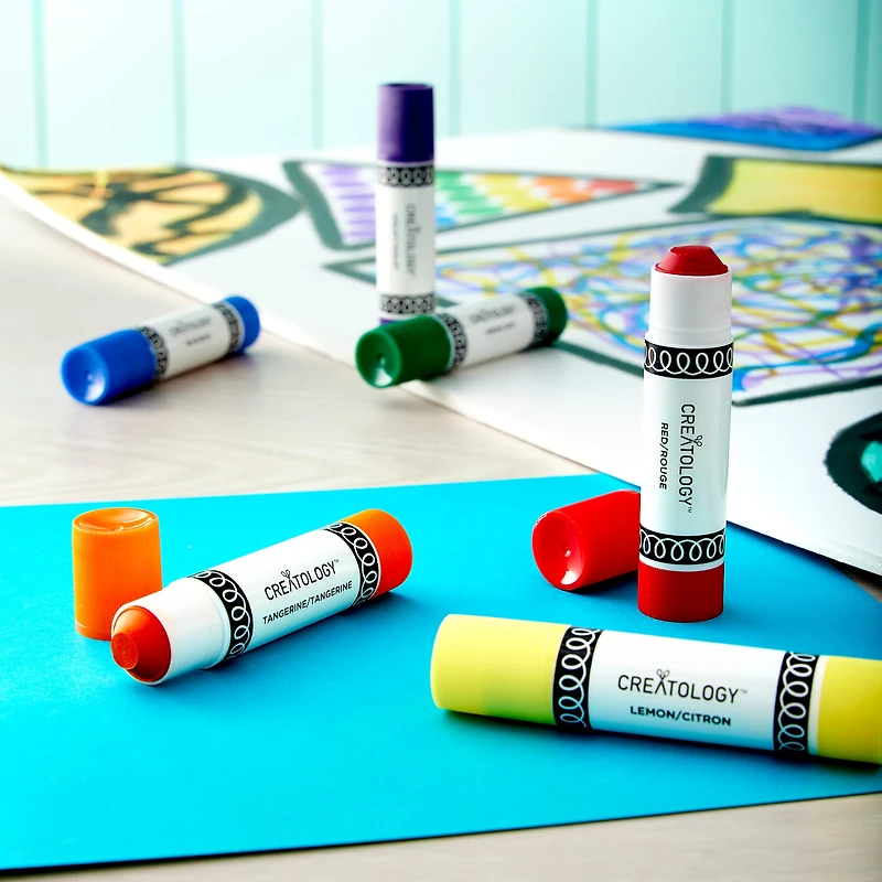 Primary 10 Color Kid's Paint Sticks by Creatology™