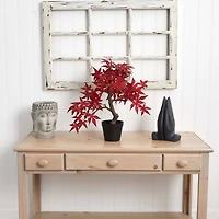 20" Autumn Maple Bonsai Artificial Tree