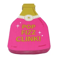 Pink & Gold Wine Bottle Cocktail Napkins, 20ct. by Ashland®