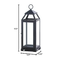15.5'' Lean & Sleek Candle Lantern