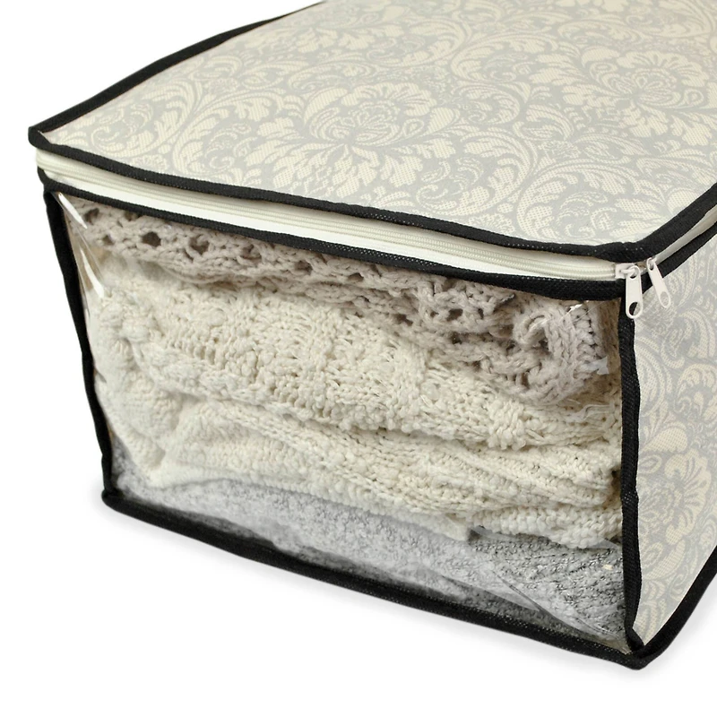 DII® Damask Sweater Soft Storage Cube, 2ct.