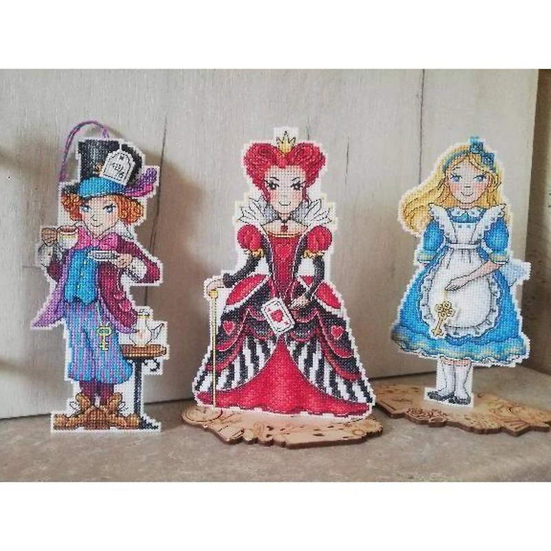 MP Studia Alice with Key Plastic Canvas Counted Cross Stitch Kit