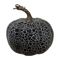 5" Black & Beige Fall Harvest Tabletop Pumpkin Set