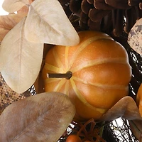 30" Autumn Pine Nut Teardrop Swag