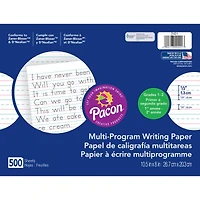 Pacon® Multi-Program Writing Paper, 2 Packs of 500