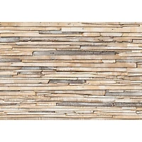 Komar Whitewashed Wood Wall Mural